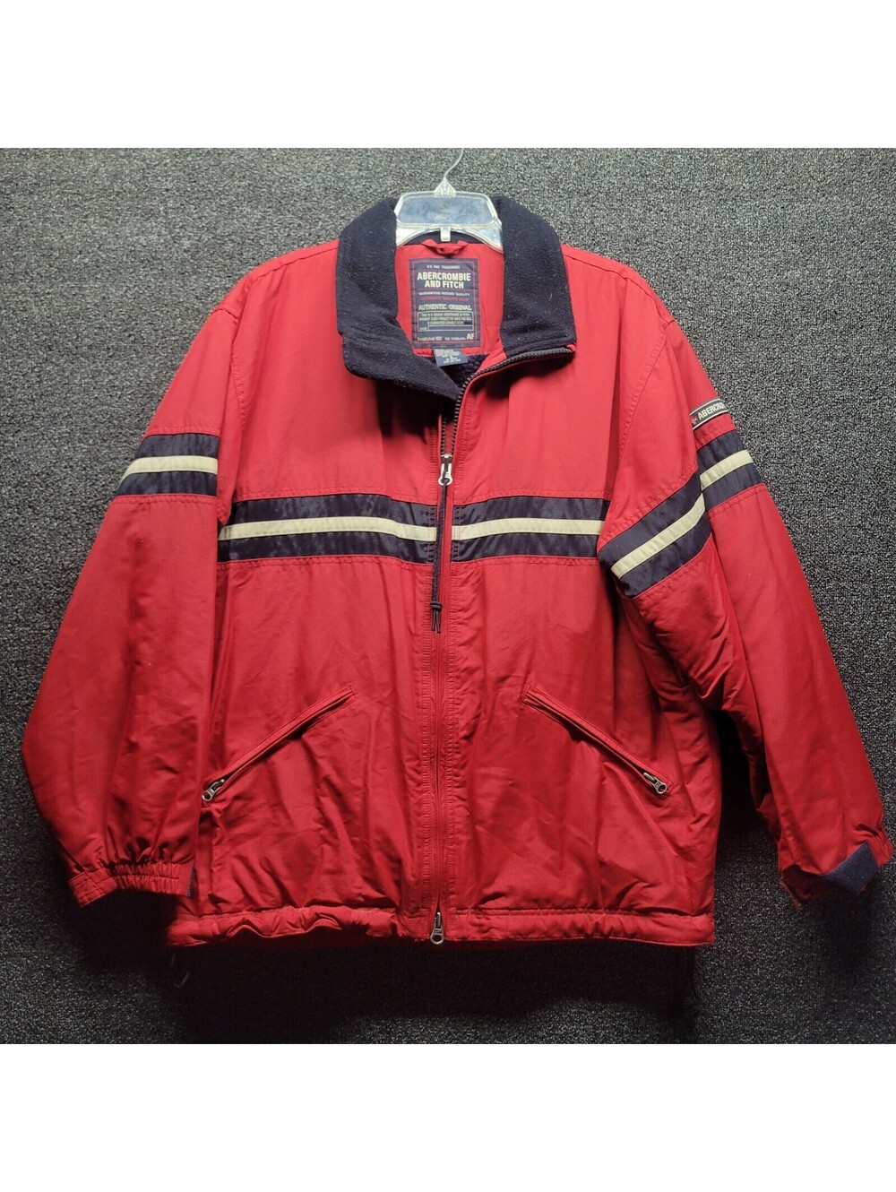 Vintage 1990's Abercrombie and Fitch Heavy Warm Ski Winter Rescue Jacket Size S